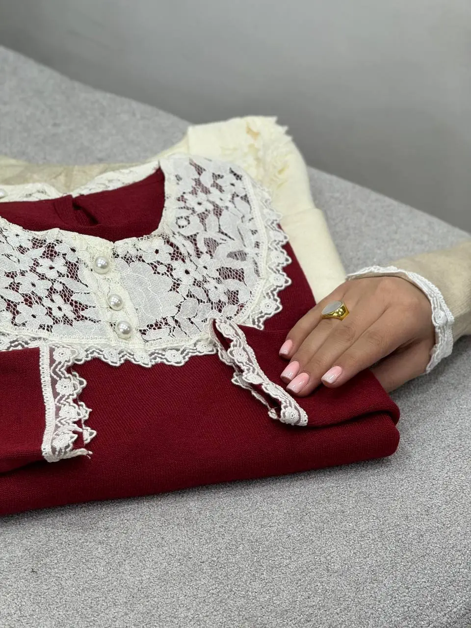 بافت گپ دانتل ترک صدف